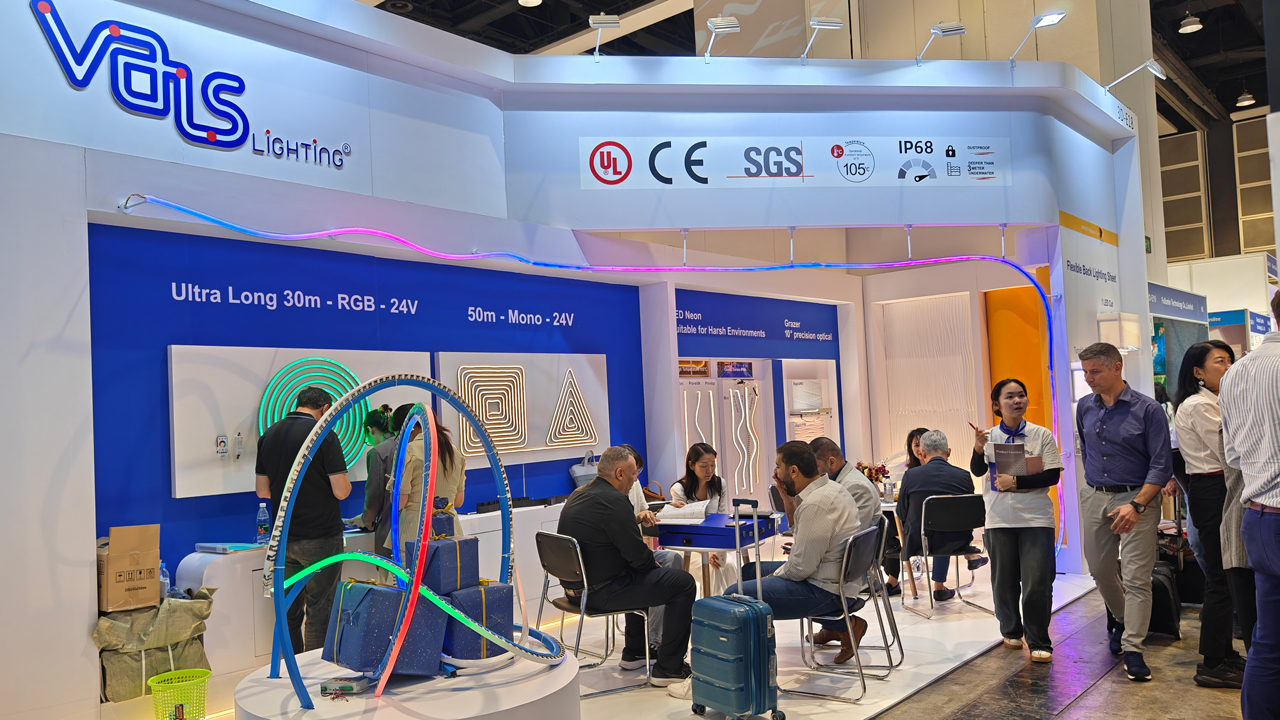 Vals Presence in 2024 HongKong ligth exhibition